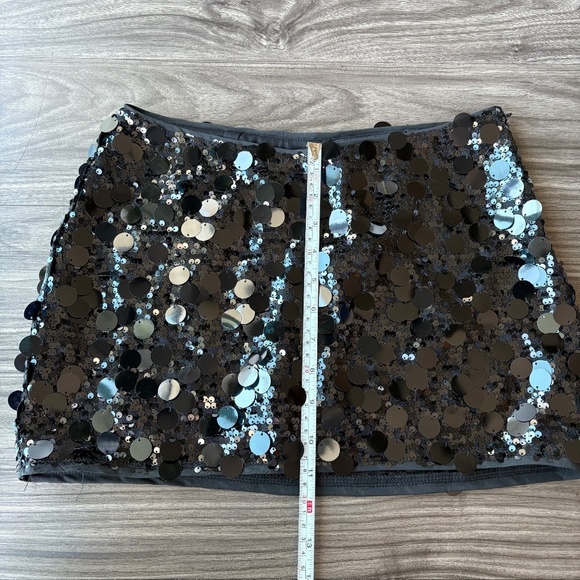 WINDSOR SEQUENCED Dance The Night BLACK MINI SKIRT NEW XS - Picture 9 of 10